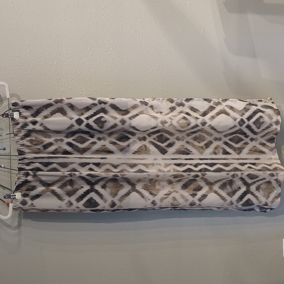 Wet Seal Y2K Pull On Maxi Skirt See Through Mini Lined Vintage Large Aztec Beach - Picture 1 of 8